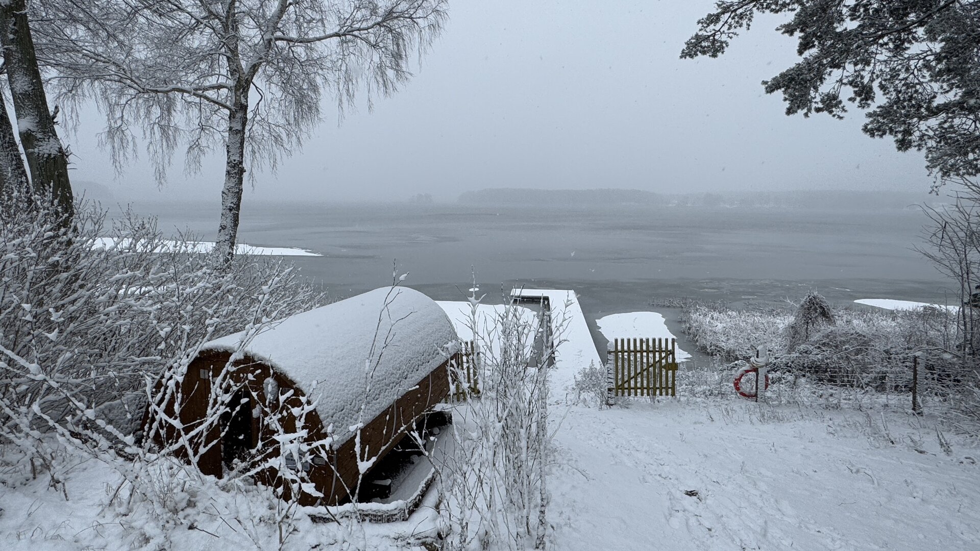 Bory Tucholskie zimą