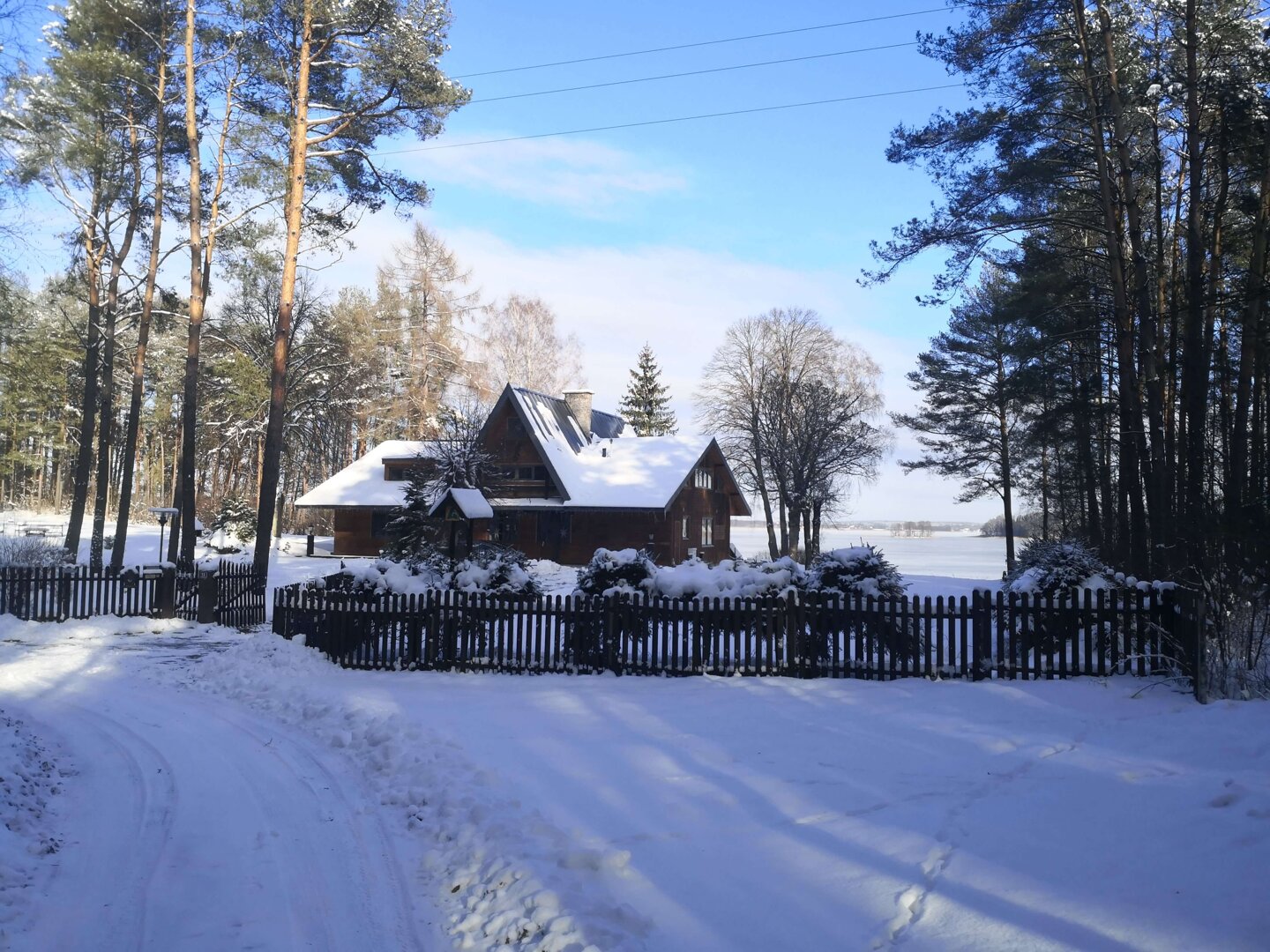 Nocleg w Borach Tucholskich zimą