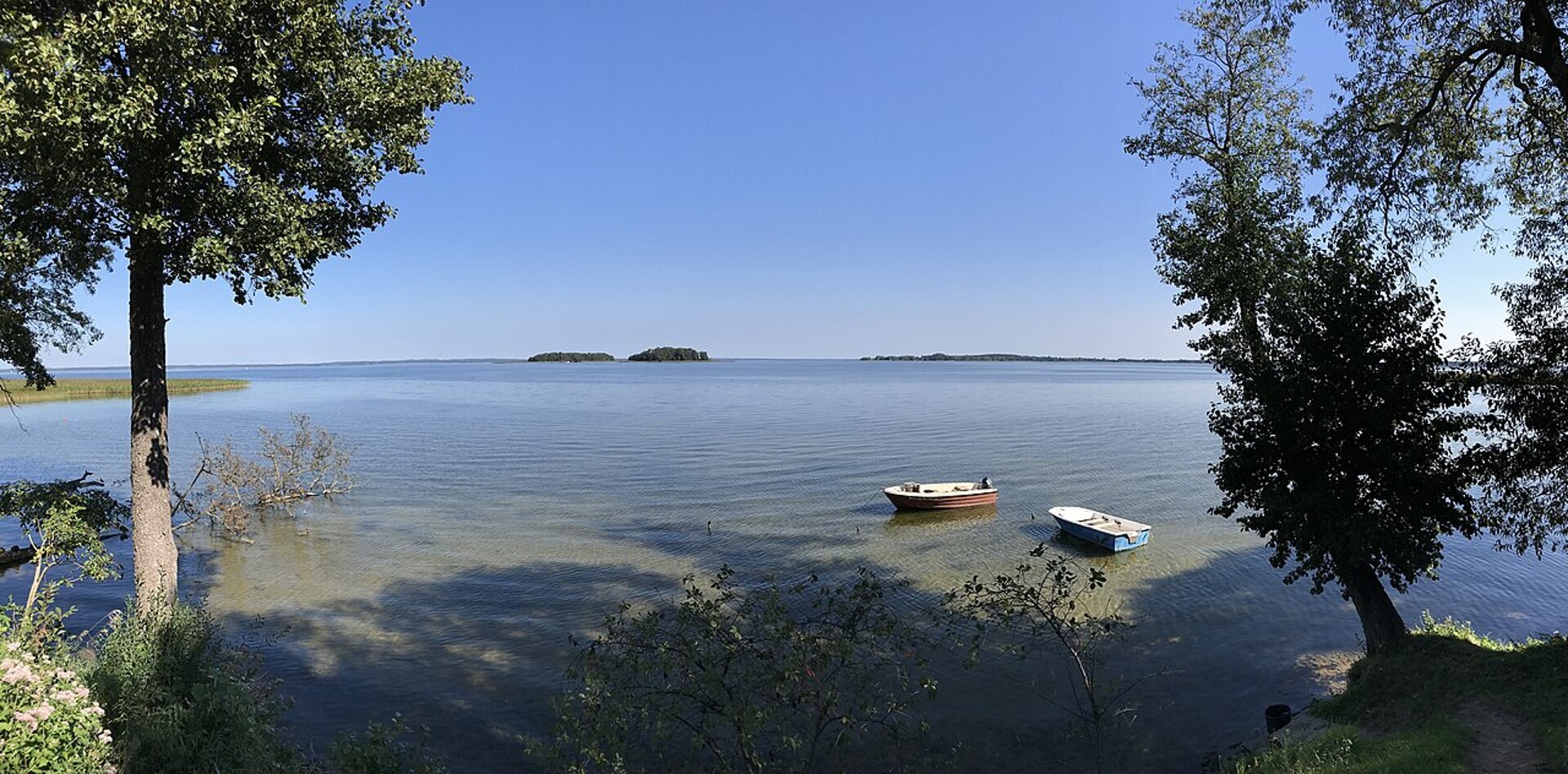 Jezioro śniardwy na SUP